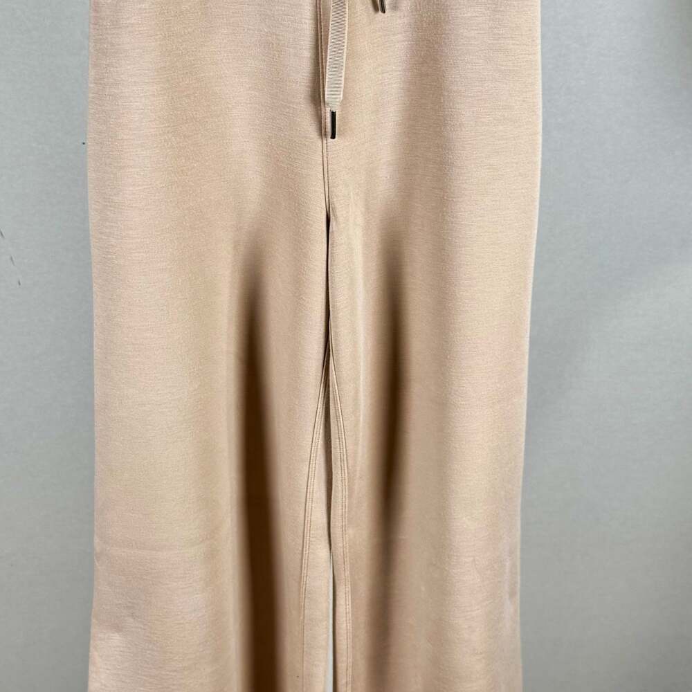 SPANX Tan Wide Leg Trousers
